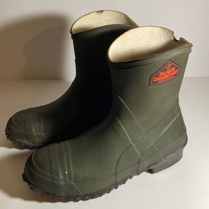 Kaufman Canada RARE BLACK DIAMOND rubber steel toe industrial waterproof boots!